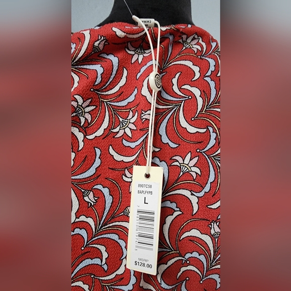 Max Studio Ruffle Wrap Dress Size L - Picture 7 of 10